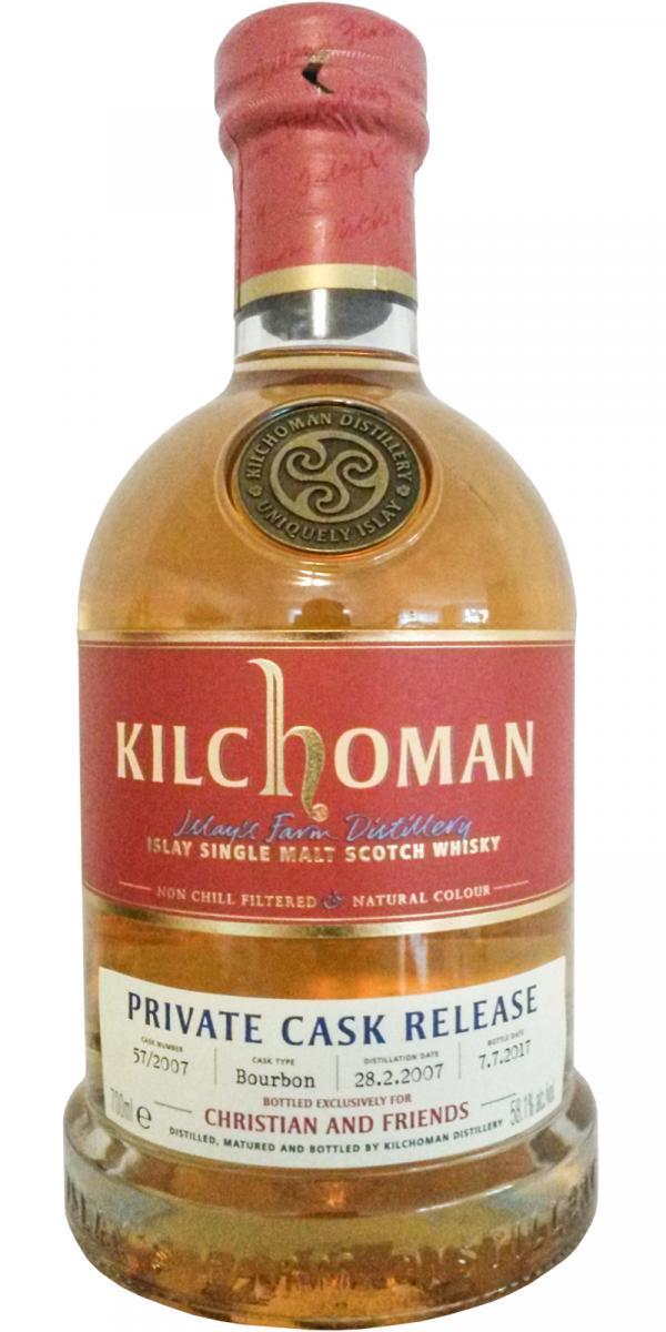 Kilchoman 2007  Private Cask Release