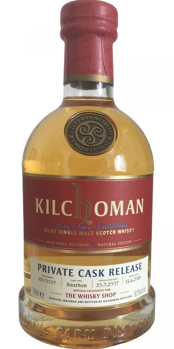 Kilchoman 2007  Private Cask Release