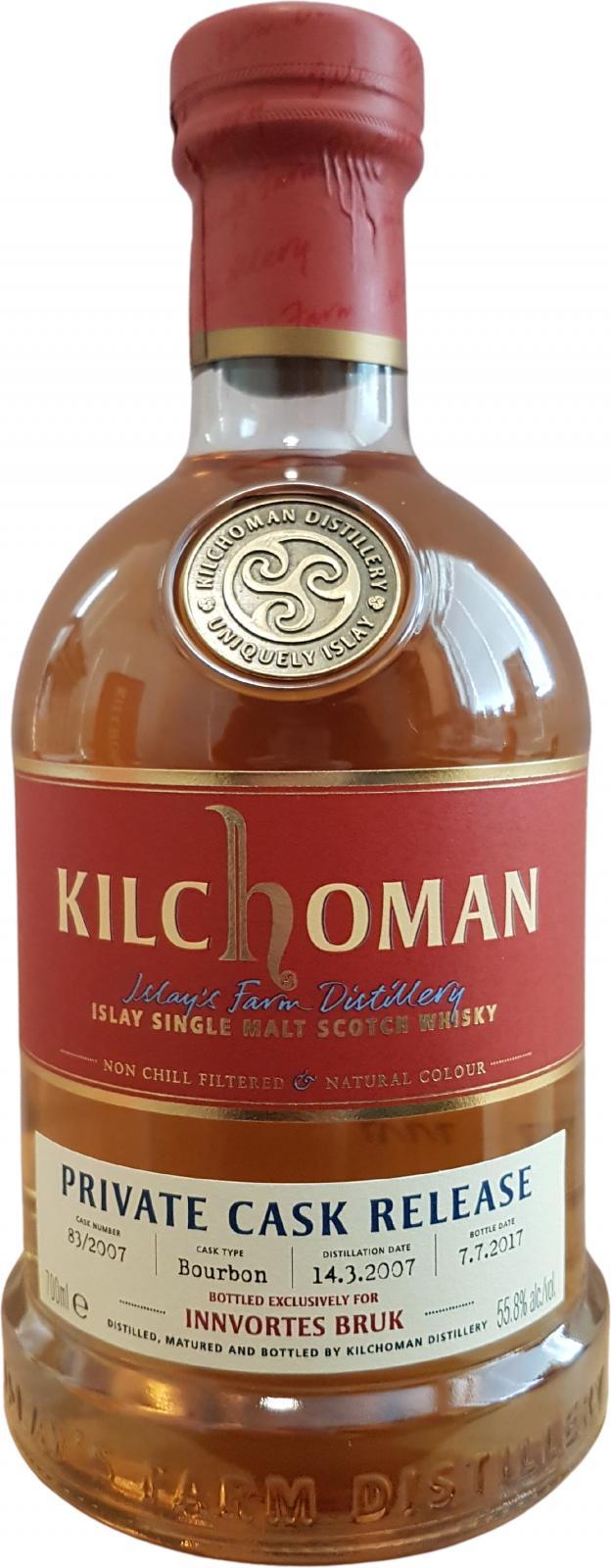 Kilchoman 2007  Private Cask Release