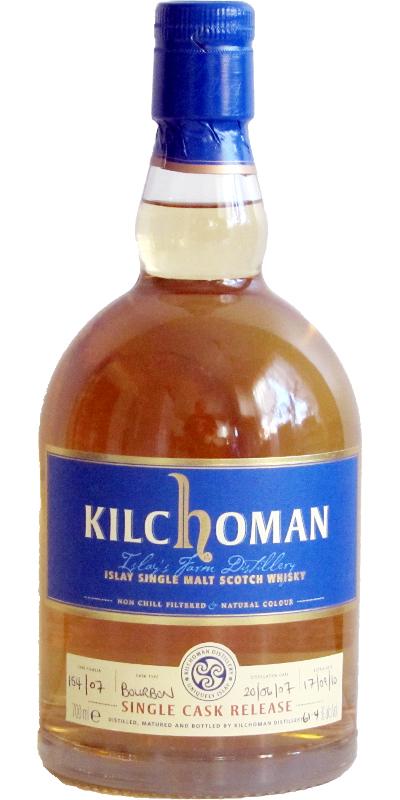 Kilchoman 2007  Single Cask for The Whisky Show 2010
