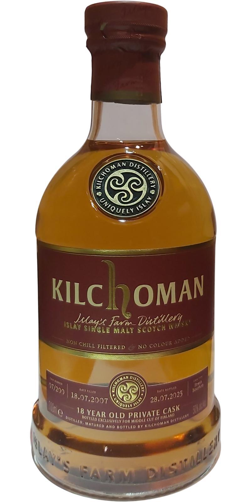 Kilchoman 2007  Private Cask