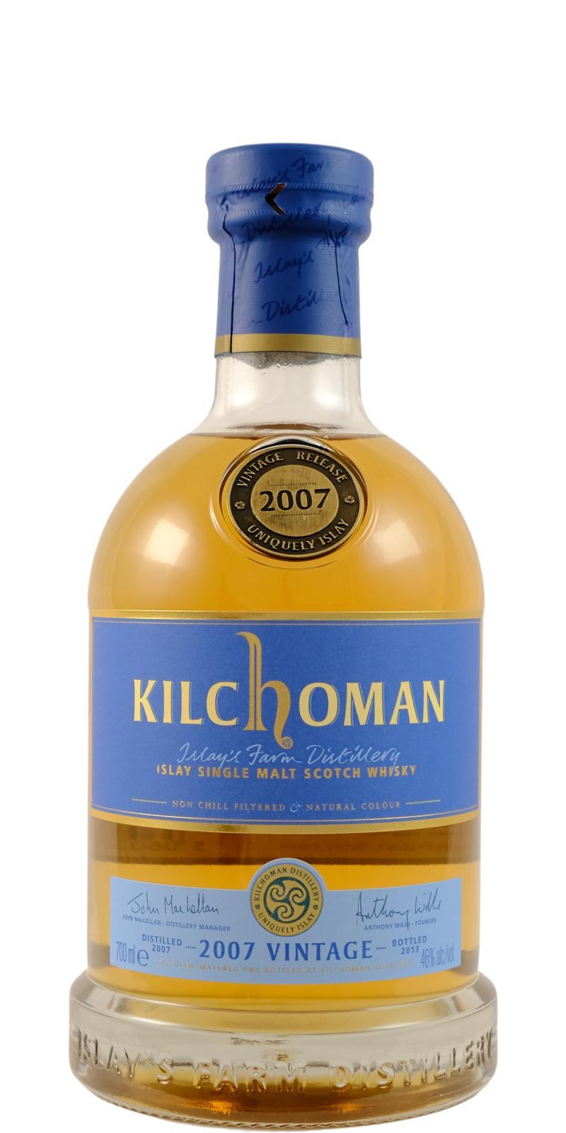 Kilchoman 2007  Vintage Release