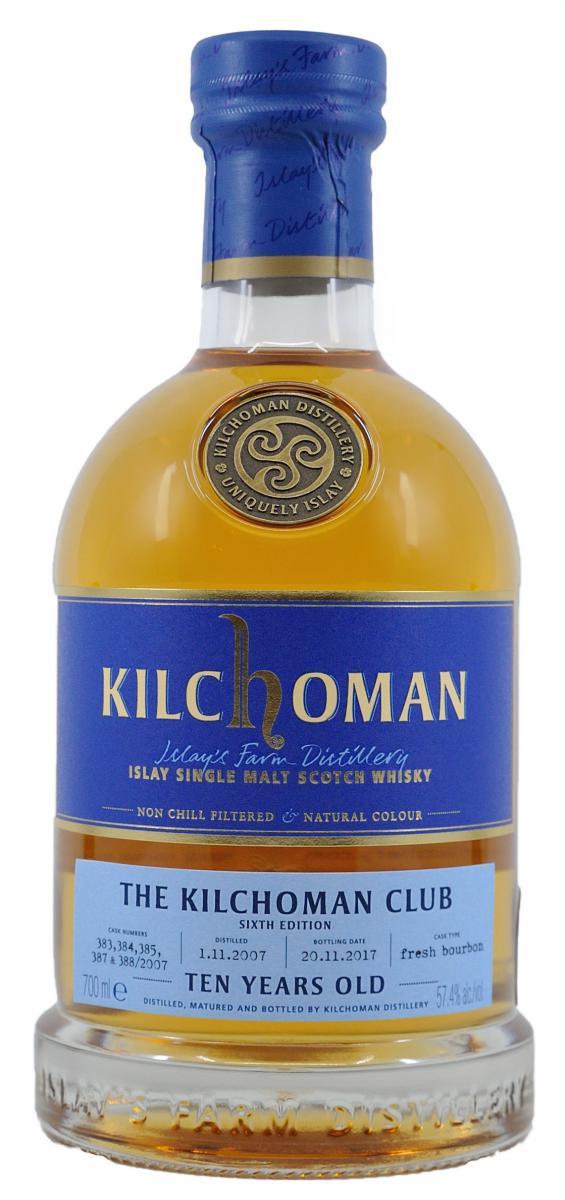 Kilchoman 2007  The Kilchoman Club - 6th Edition