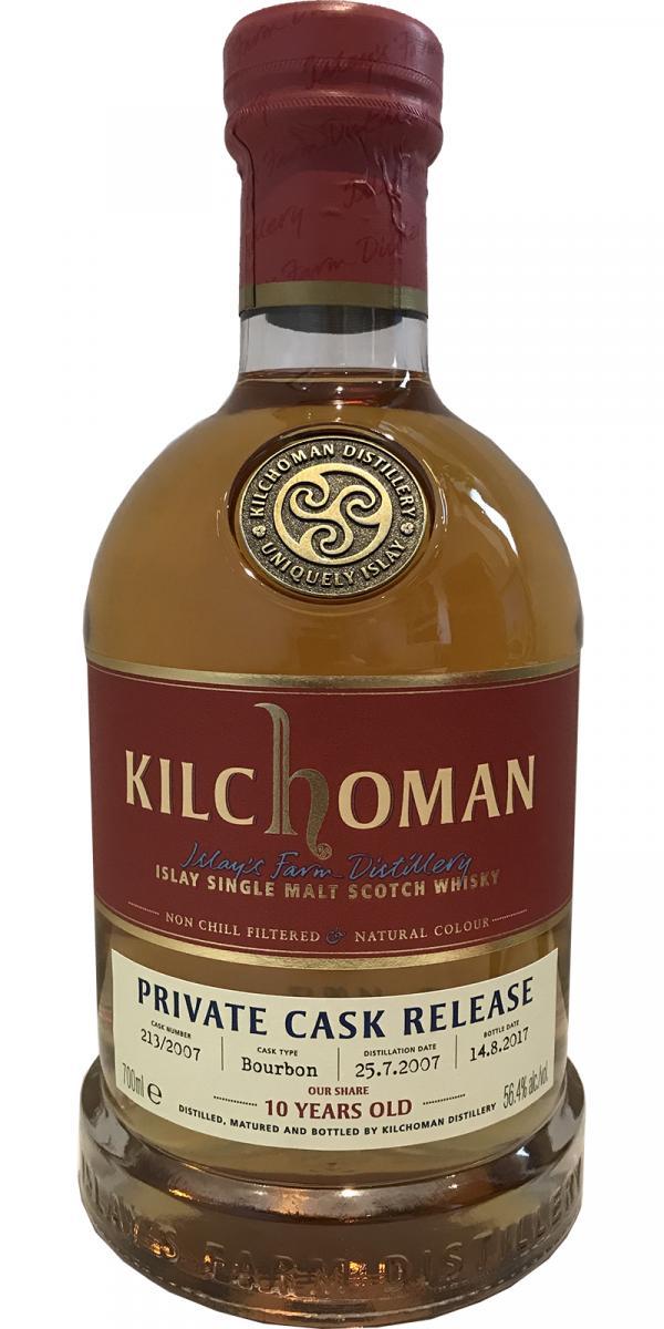 Kilchoman 2007  Private Cask Release