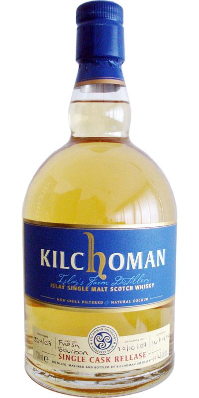 Kilchoman 2007  Single Cask for Belgium