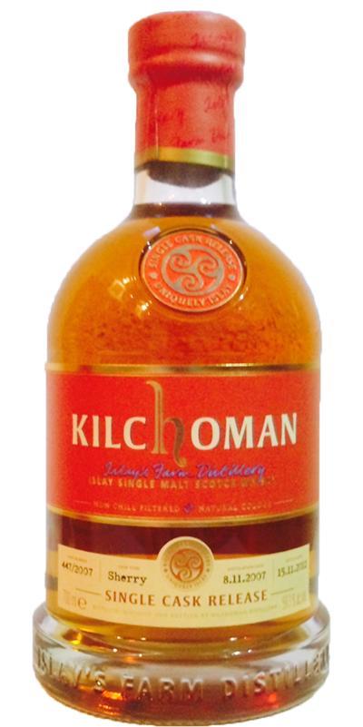 Kilchoman 2007  Single Cask for World of Whisky
