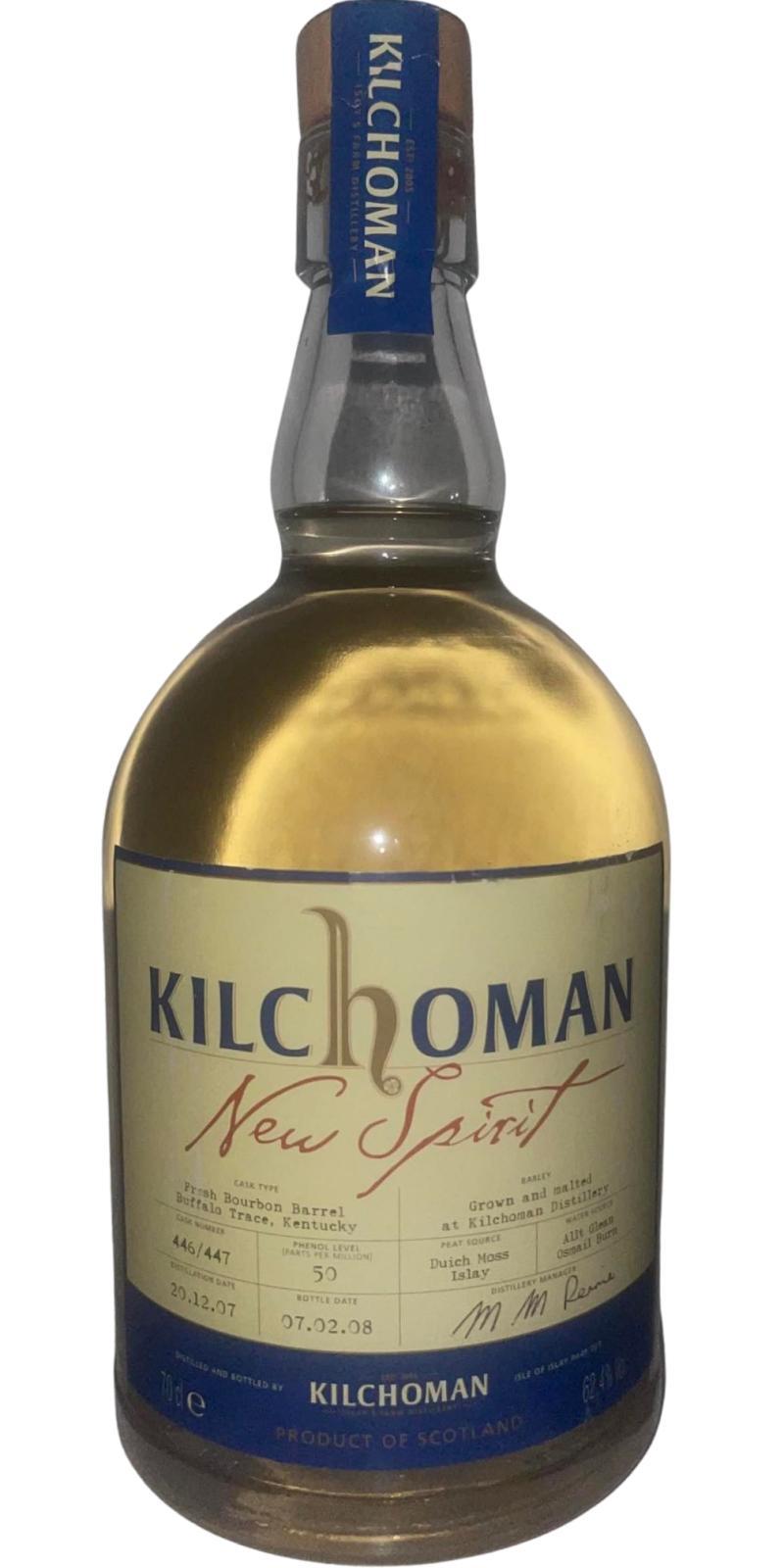 Kilchoman 2007  New Spirit