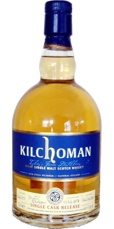 Kilchoman 2007  Single Cask for Whisky Schiff Zürich