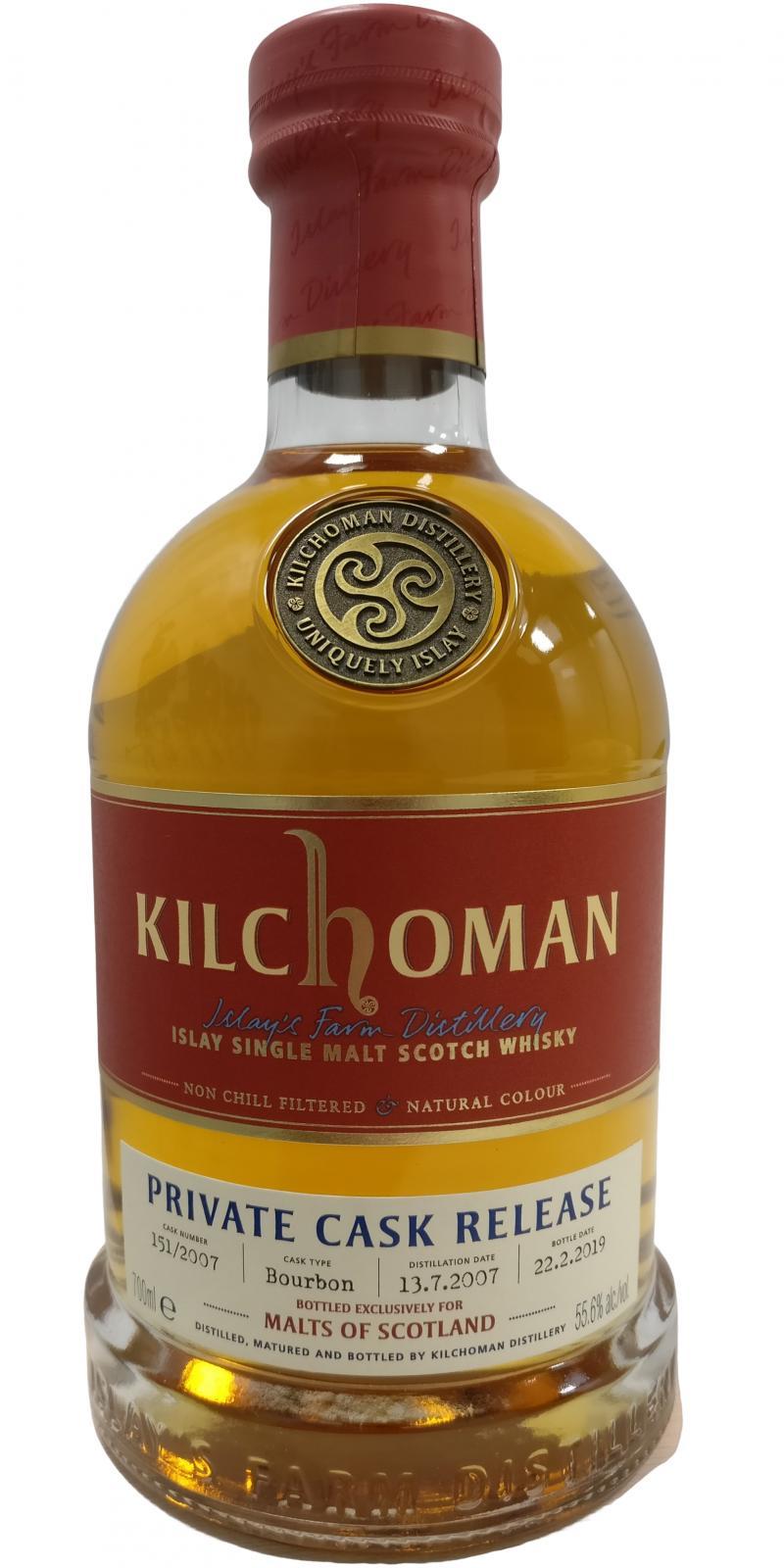 Kilchoman 2007  Private Cask Release