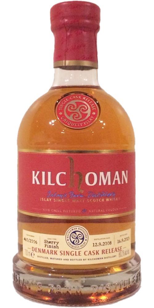 Kilchoman 2008  Denmark Single Cask Release