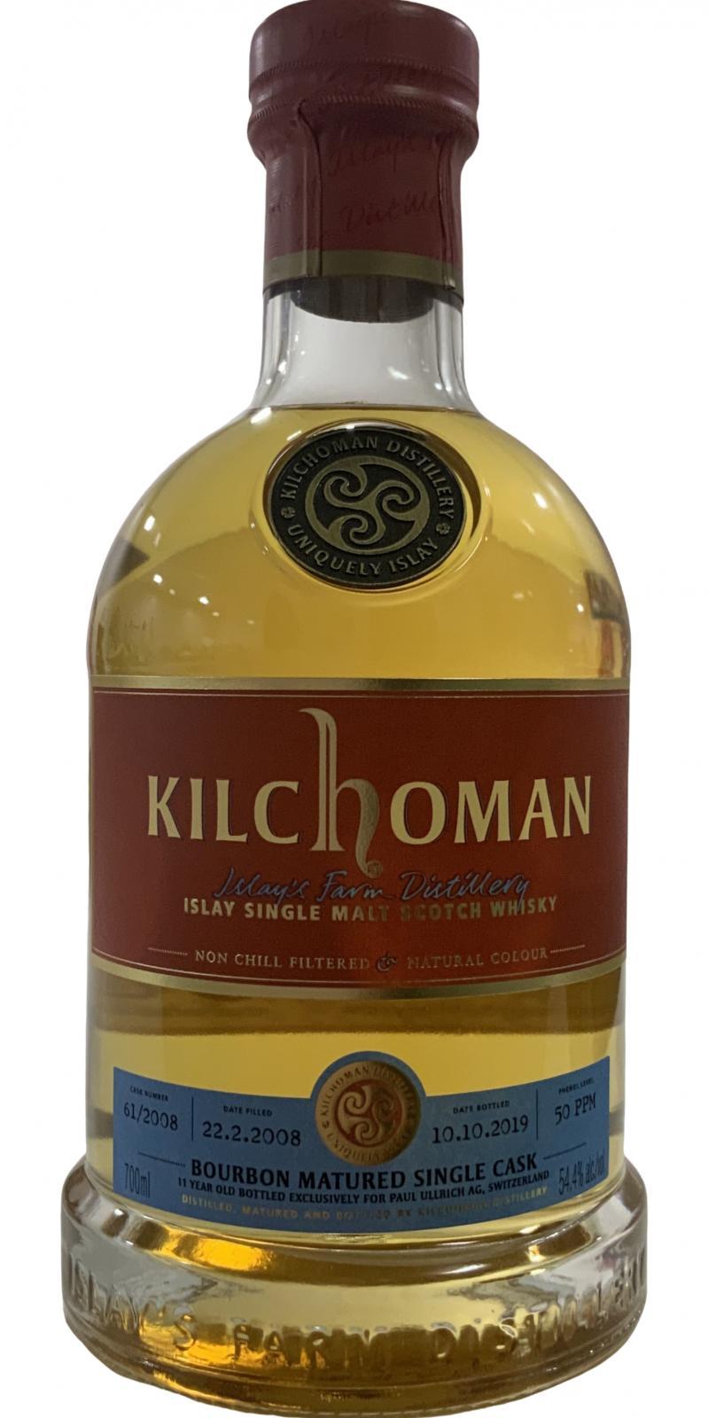 Kilchoman 2008  Single Cask Release