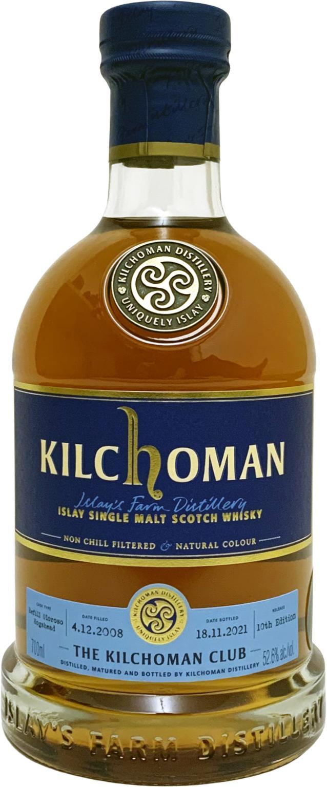 Kilchoman 2008  The Kilchoman Club - 10th Edition
