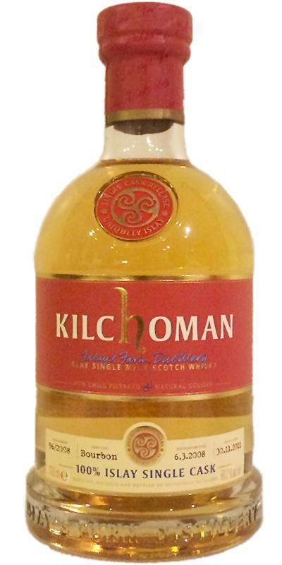 Kilchoman 2008  Single Cask for Whisk-e Ltd.