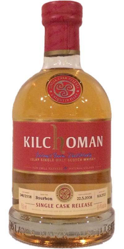 Kilchoman 2008  Single Cask for Plumpjack Wine & Spirits