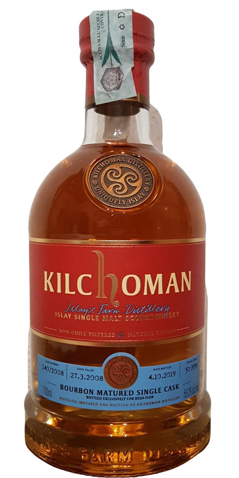 Kilchoman 2008  Bourbon Matured Single Cask