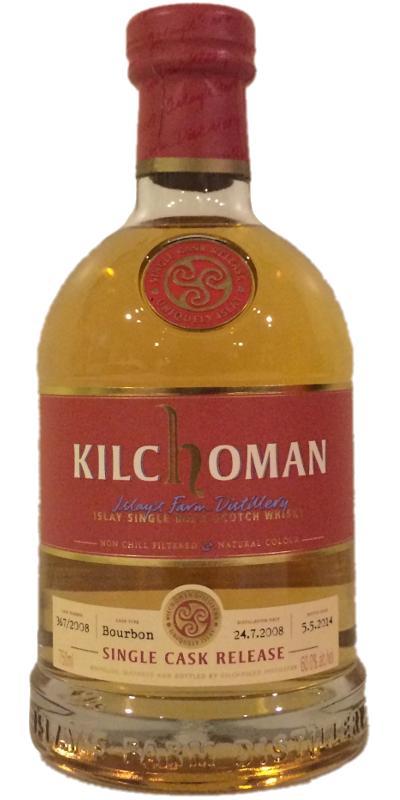 Kilchoman 2008  Single Cask for Spec's