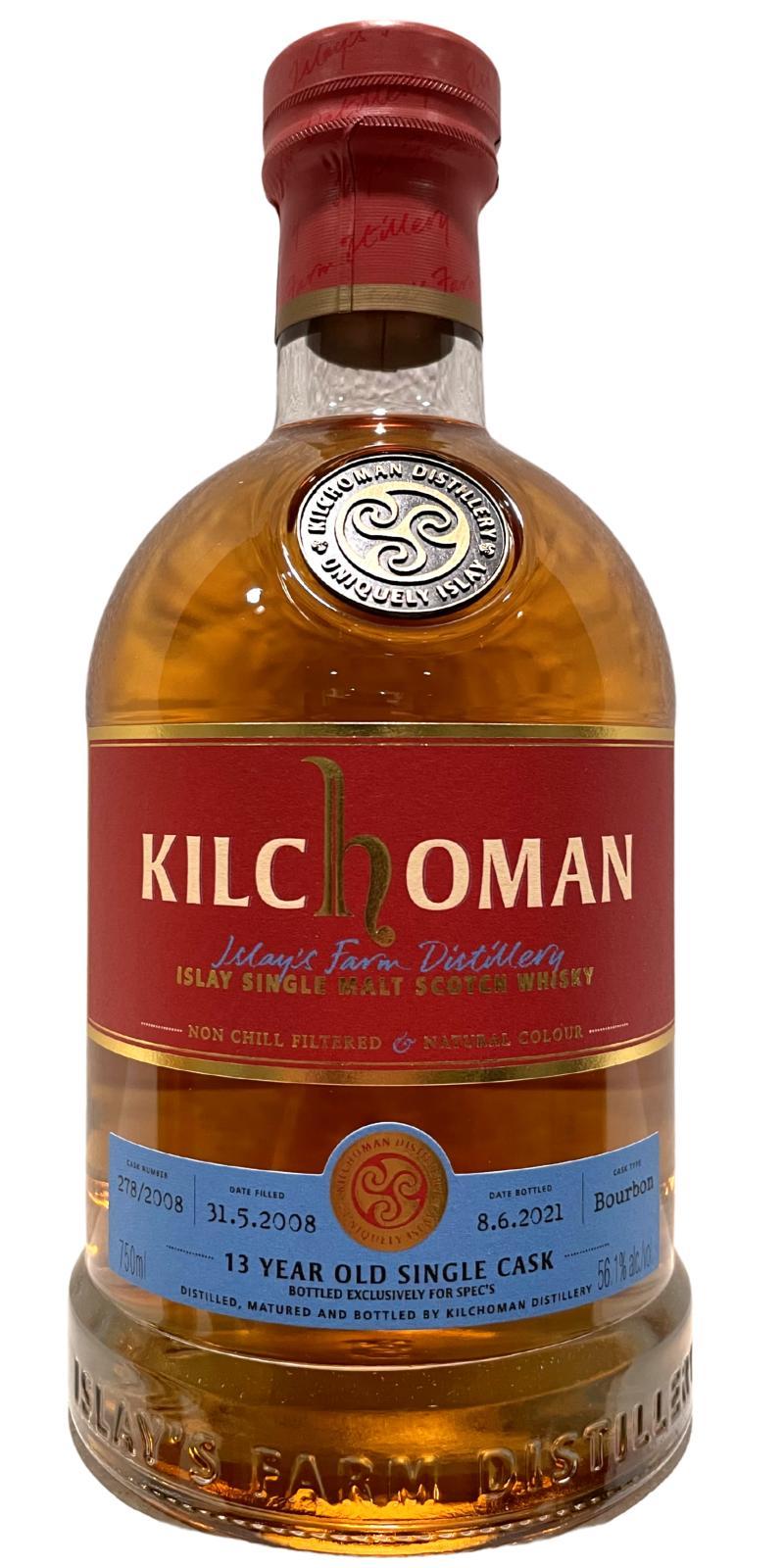 Kilchoman 2008  Single Cask Release