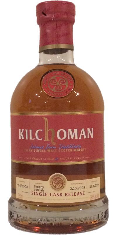 Kilchoman 2008  Single Cask for ImpEx Beverages Inc.