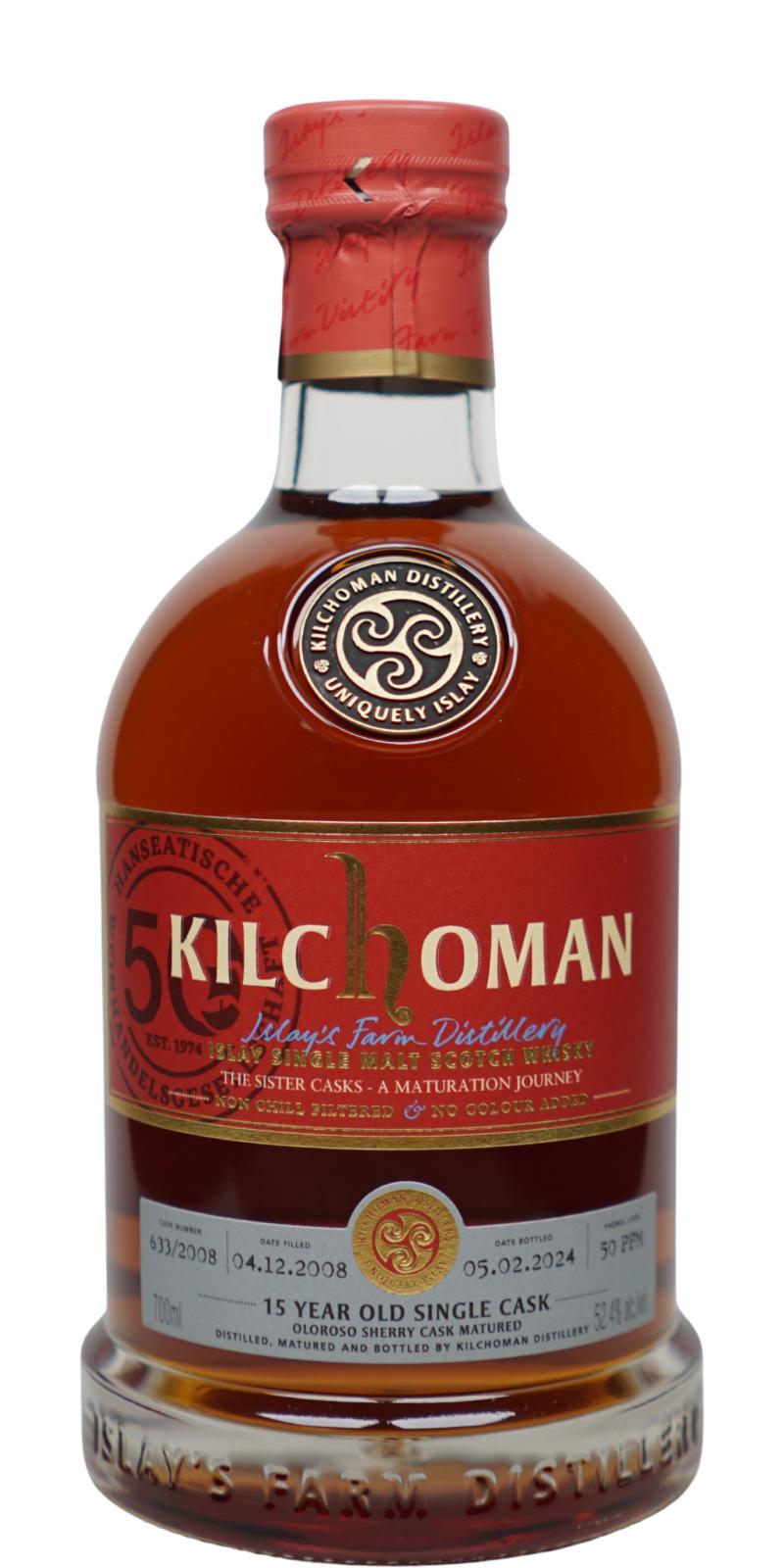 Kilchoman 2008  The Sister Casks – A Maturation Journey
