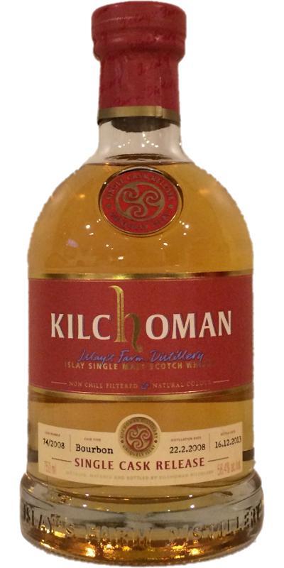 Kilchoman 2008  Single Cask for K&L Wines