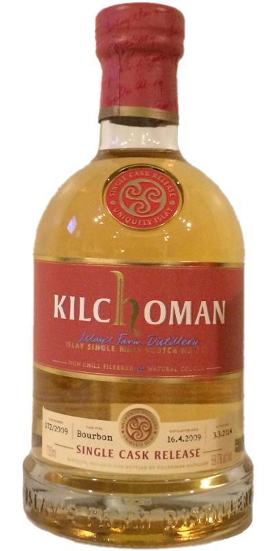 Kilchoman 2009  Single Cask for Whisk-e Ltd.