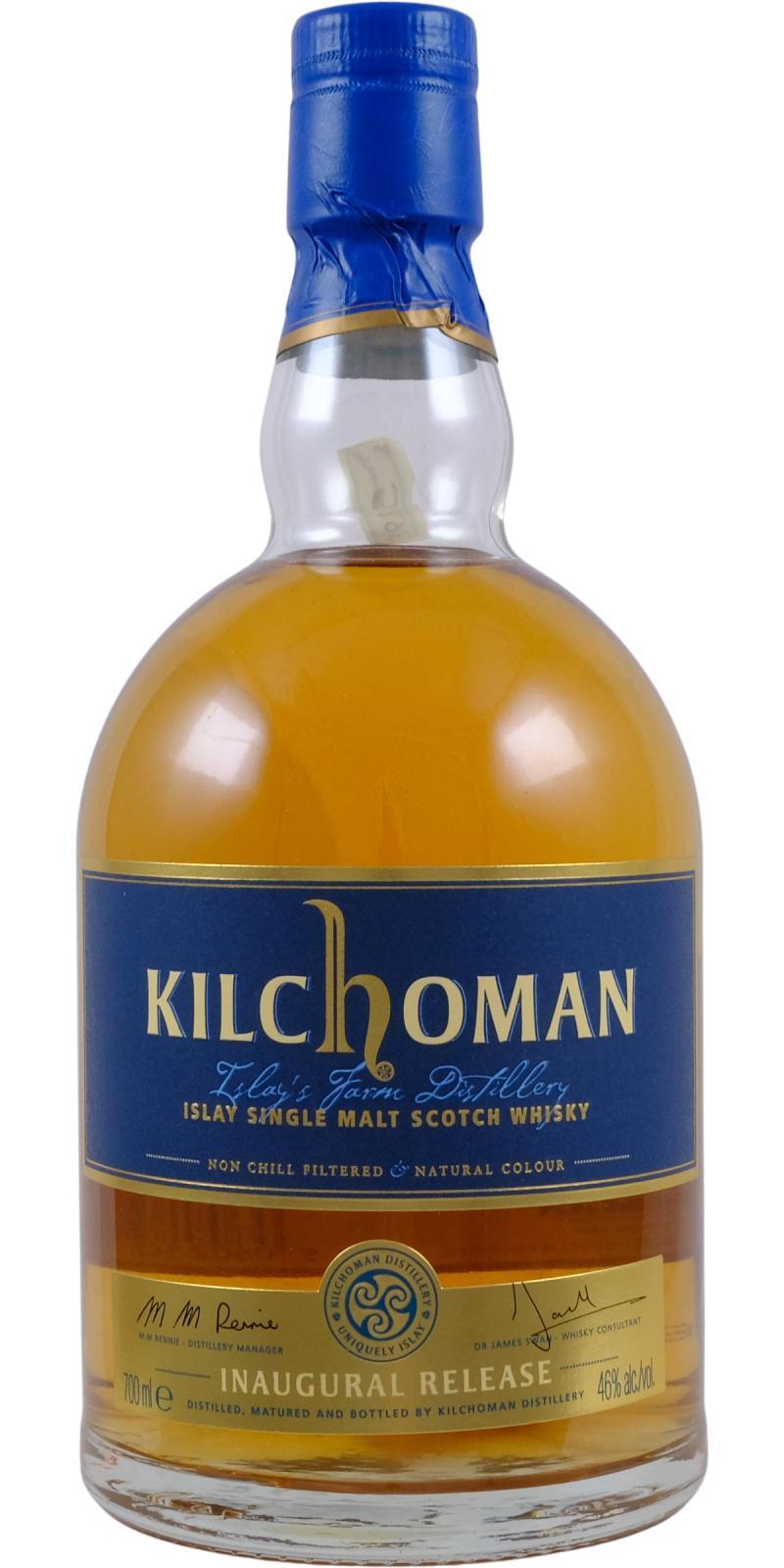 Kilchoman 2009 Inaugural Release   Islay Single Malt Scotch Whisky
