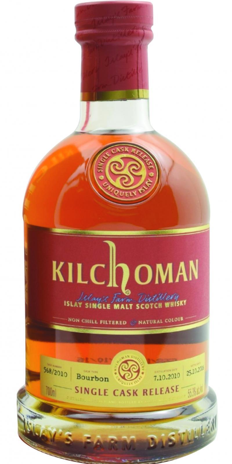 Kilchoman 2010  Single Cask Release