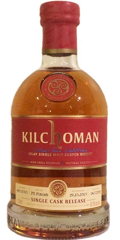 Kilchoman 2010  Single Cask for ImpEx Beverages Inc.
