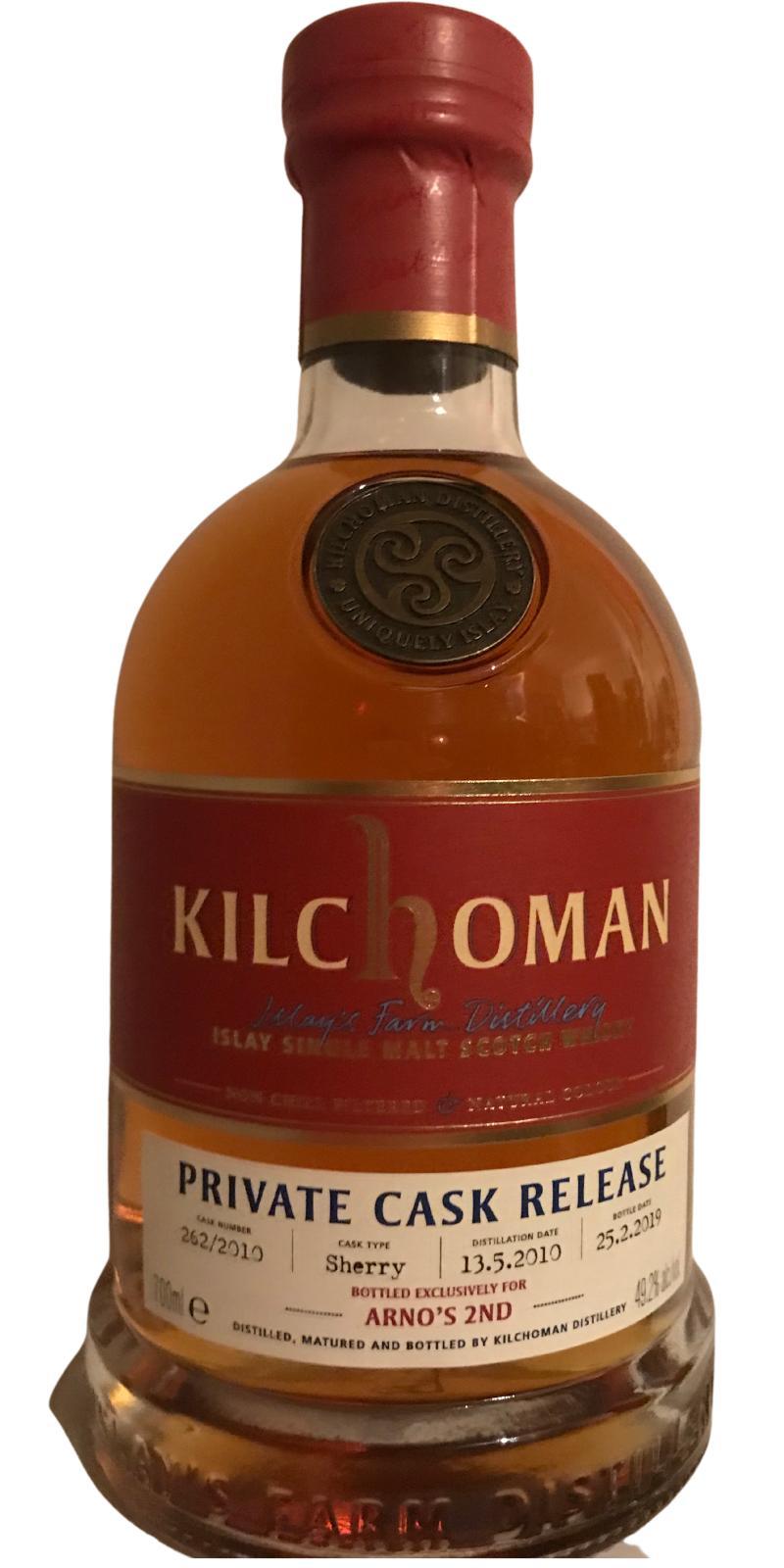 Kilchoman 2010  Private Cask Release