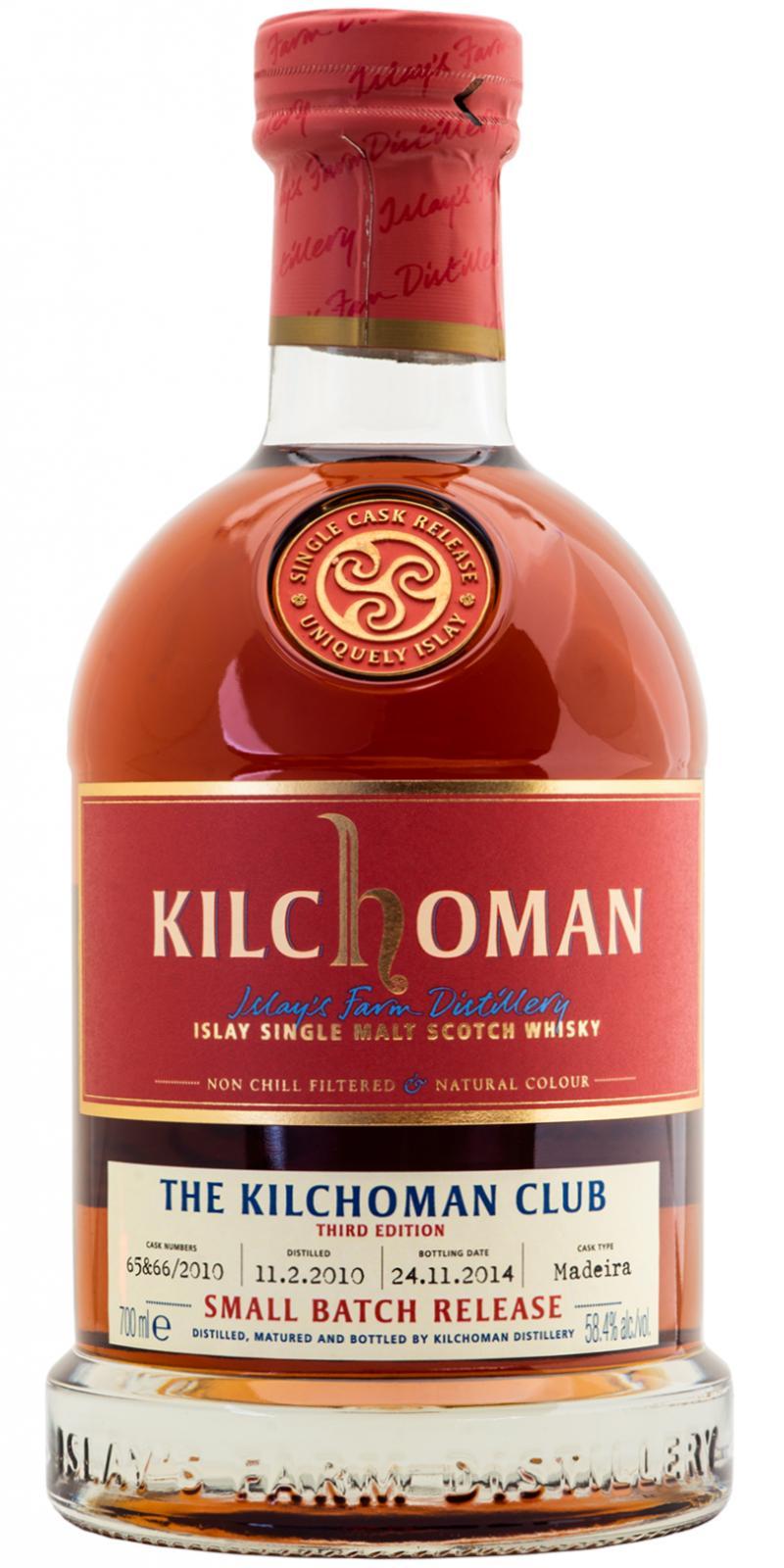 Kilchoman 2010  The Kilchoman Club - 3rd Edition