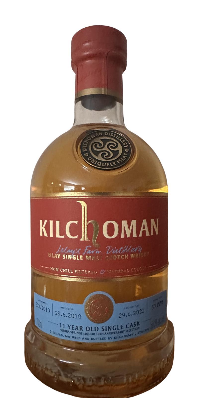 Kilchoman 2010  Single Cask