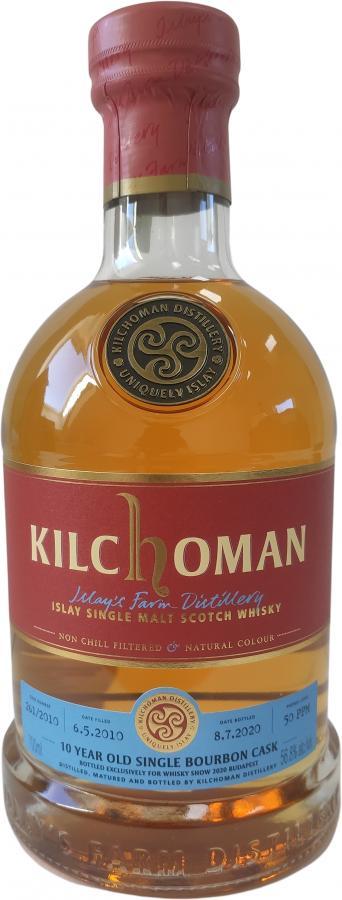 Kilchoman 2010  Whisky Show 2020 Budapest