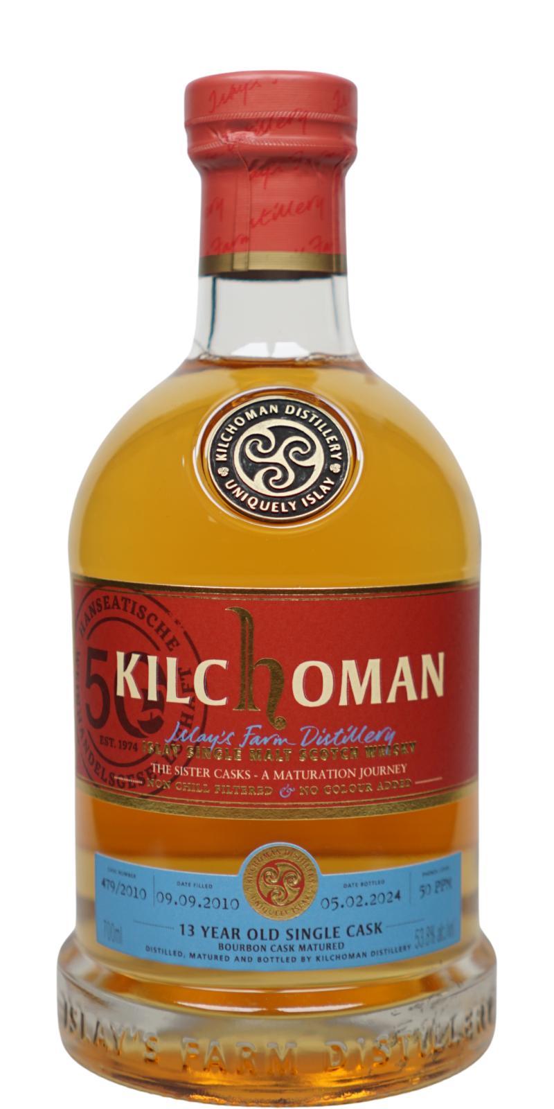 Kilchoman 2010  The Sister Casks – A Maturation Journey