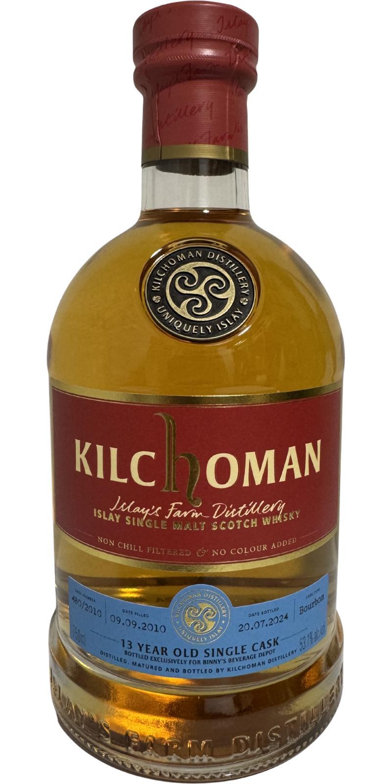 Kilchoman 2010  Single Cask