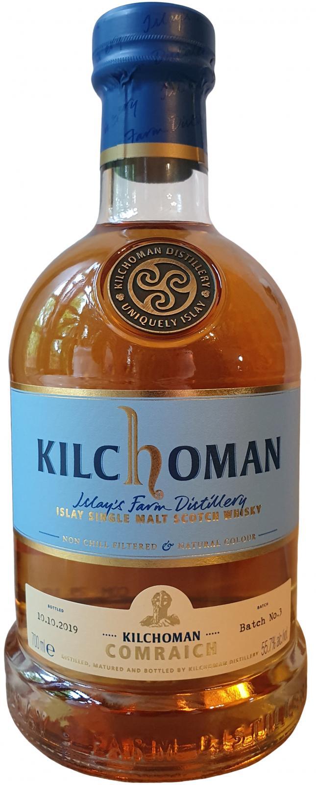 Kilchoman 2010  Collaborative Vatting - Comraich Bars Batch No. 3