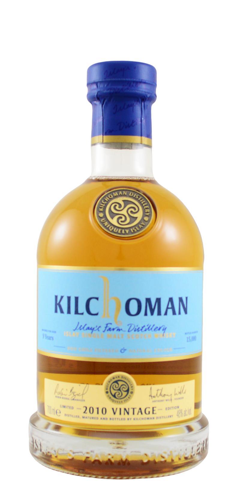 Kilchoman 2010  Vintage
