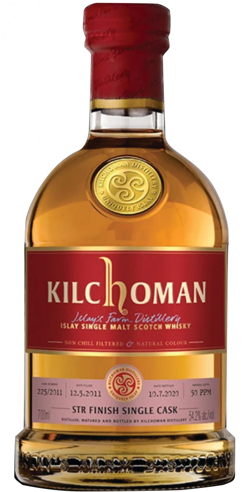 Kilchoman 2011  STR Finish Single Cask