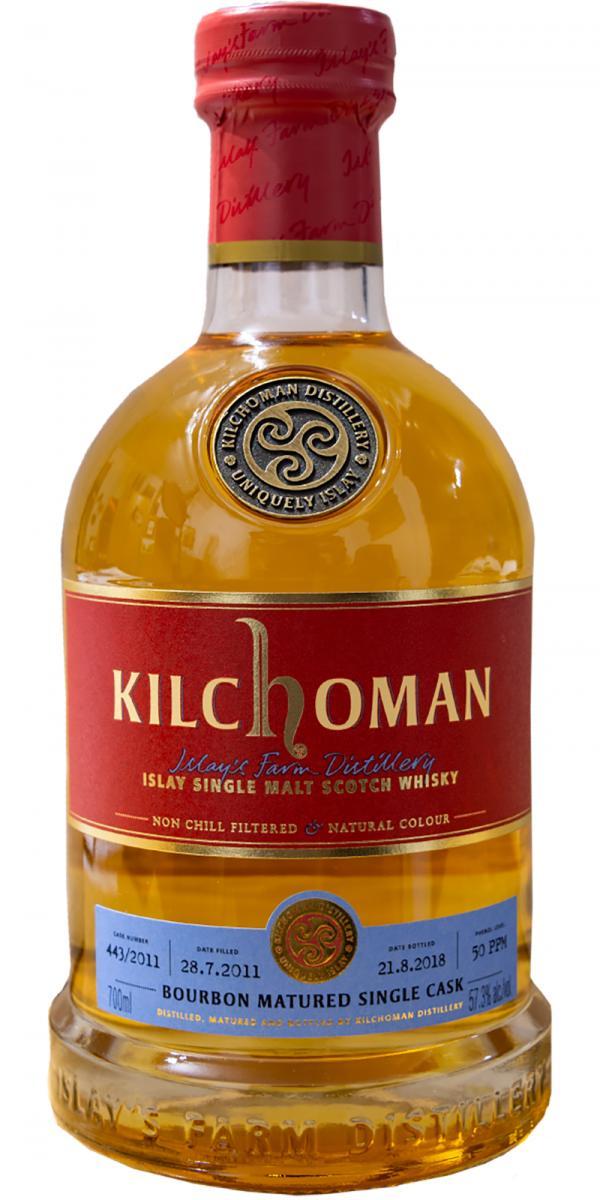 Kilchoman 2011  Bourbon Matured Single Cask