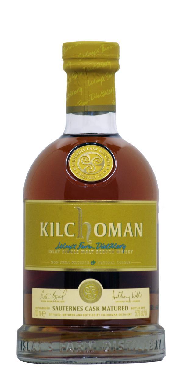 Kilchoman 2011  Sauternes Cask Matured