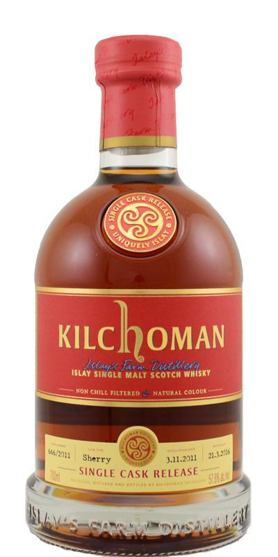 Kilchoman 2011  Single Cask Release