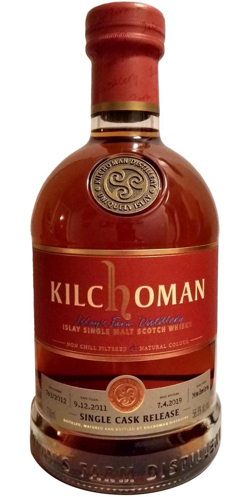 Kilchoman 2011  Madeira Cask Finish Single Cask
