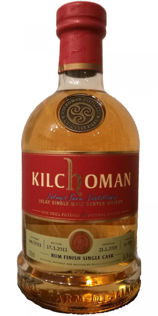 Kilchoman 2011  Rum Finish Single Cask