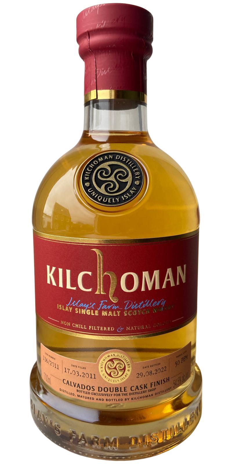 Kilchoman 2011  Calvados Double Cask Finish