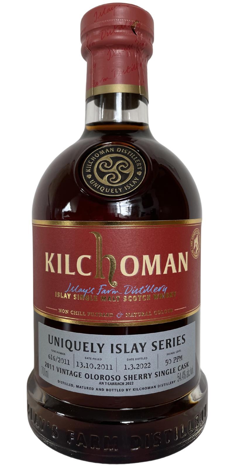 Kilchoman 2011  Uniquely Islay Series - An T-Earrach 2022
