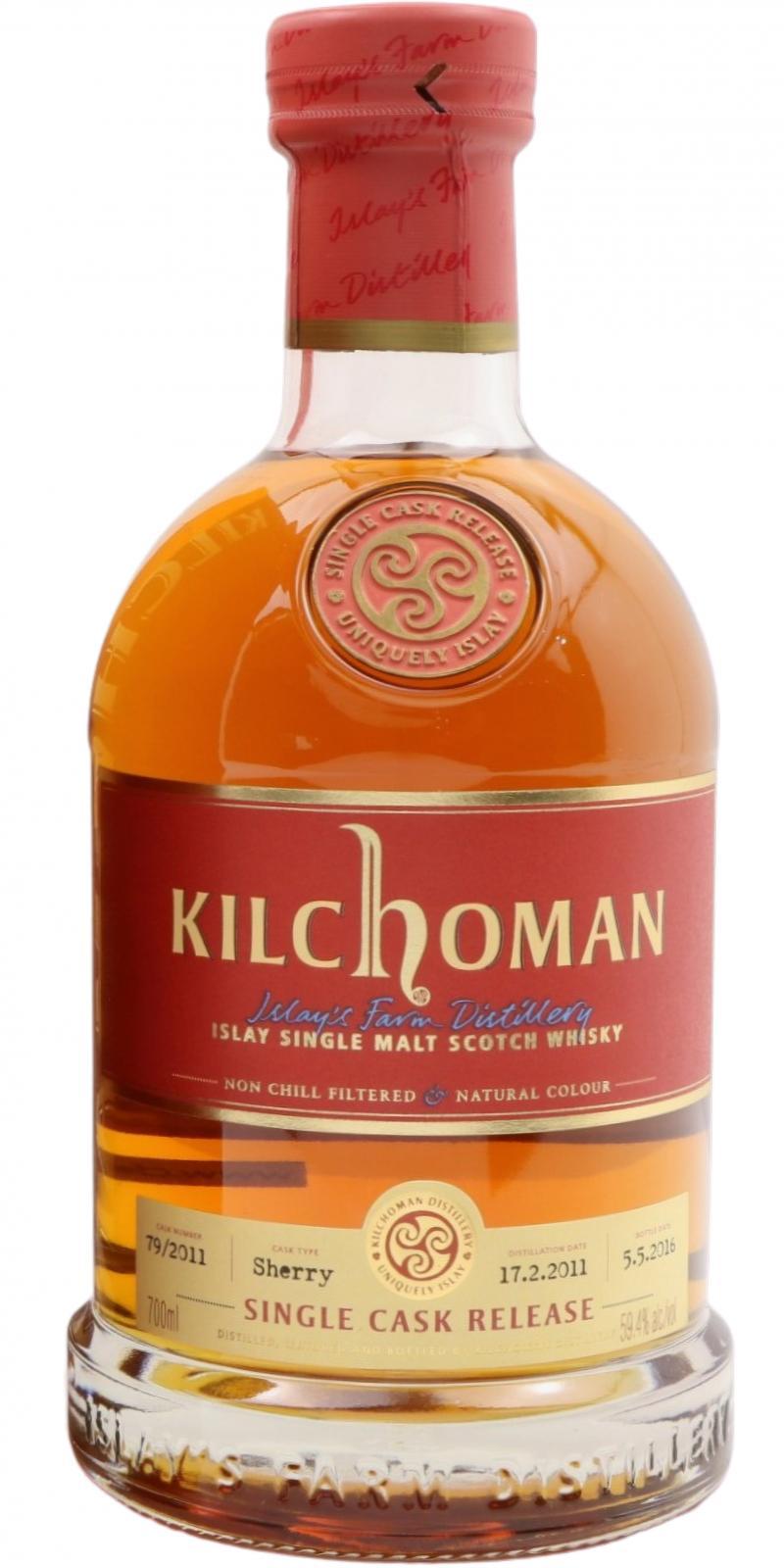 Kilchoman 2011  Single Cask Release