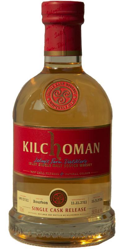 Kilchoman 2011  Single Cask for Islay Pipe Band