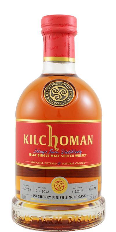 Kilchoman 2012  PX Sherry Finish Single Cask