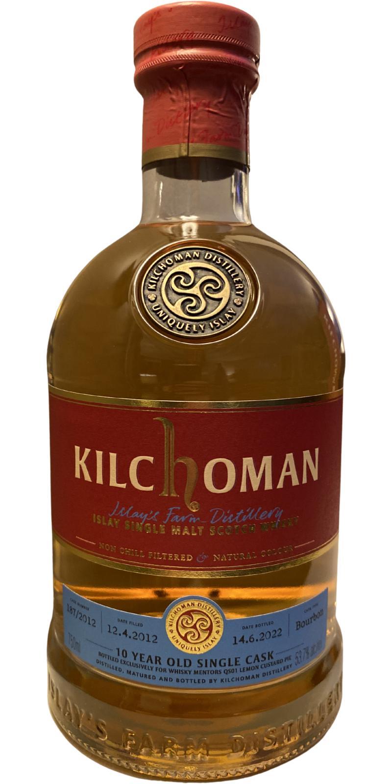 Kilchoman 2012  Single Cask