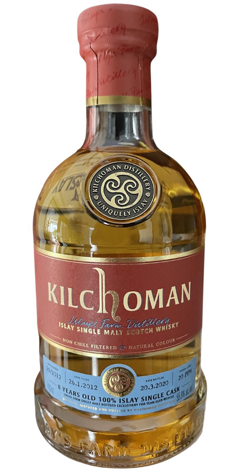 Kilchoman 2012  100% Islay Single Cask