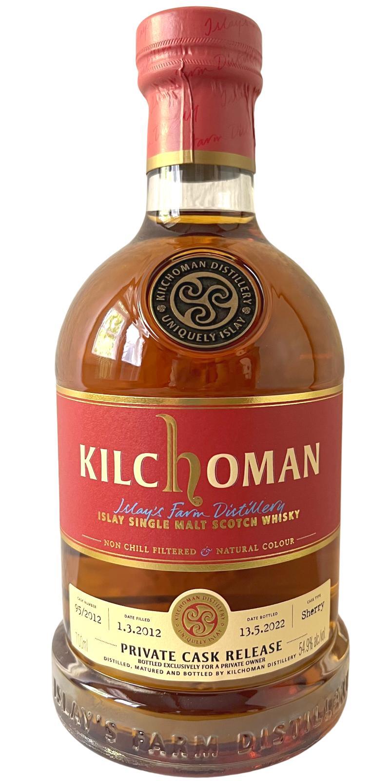 Kilchoman 2012  Single Cask Release